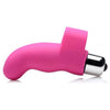 Introducing the G-thrill Silicone Finger Vibe - Magenta: A Luxurious Pleasure Companion for Intense Stimulation - Adult Naughty Store