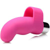 Introducing the G-thrill Silicone Finger Vibe - Magenta: A Luxurious Pleasure Companion for Intense Stimulation - Adult Naughty Store