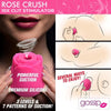 Curve Toys Rose Crush Silicone Clitoral Stimulator - Model X10 - Female - Clitoral Stimulation - Rose Gold - Adult Naughty Store