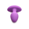 Introducing the SensaVibe SV-10X Pop Rocker Vibrating Silicone Plug - Model Violet: The Ultimate Pleasure for All Genders in Backdoor Bliss! - Adult Naughty Store