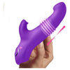 Curve Toys Blaster 7x Thrusting Silicone Rabbit Vibrator - Model X7, Female, G-Spot and Clitoral Stimulation - Purple