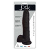 Curve Toys Jock 11 Inch Dong With Balls - Model J11B - Male Realistic Dildo for Intense Pleasure - Black - Adult Naughty Store