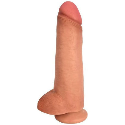 Curve Toys Jock 12 Inch Dong With Balls - Realistic Flesh Silicone Dildo for Intense Pleasure