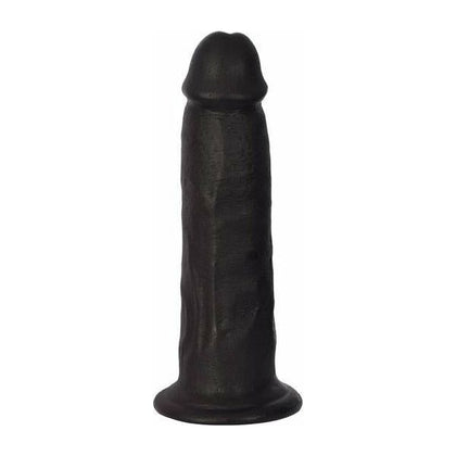 Curve Toys Jock 7 Inch Dong - Black, Realistic Veiny Shaft, Suction Cup Base, Male Pleasure Toy