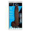 Curve Toys Jock Dark Vibrating Dildo With Balls - Model JD11 - For All Genders - Ultimate Pleasure - Medium - Adult Naughty Store