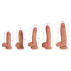 Curve Toys Jock Light Bareskin Dildo With Balls - 6 Inch, Realistic Male Pleasure Toy, Model #JT-6, Phthalate and Latex-Free, Light Color - Adult Naughty Store