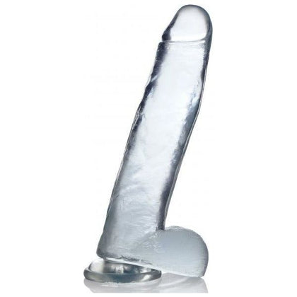 Curve Toys Jock C-thru Dildo - 11 Inch | Transparent Clear | Ultimate Pleasure for Size Queens and Kings