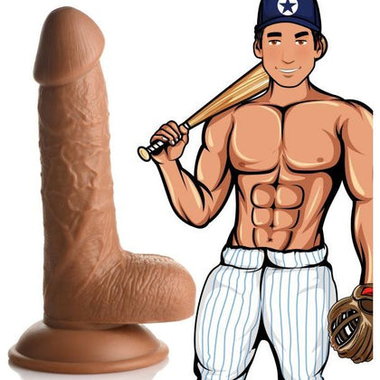 Curve Toys Baseball Brian 7 Inch Realistic Dildo - Model BB7 - Unisex Pleasure - Medium - Adult Naughty Store