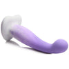 Simply Sweet Slim G-Spot Silicone Dildo - Model SS-101, Purple and White - Adult Naughty Store