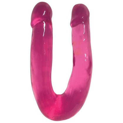 Curve Toys Sweet Slim Double Dipper Dildo - Model DSD-2021 - Dual Pleasure for All Genders - Pink