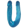 Curve Toys Sweet Slim Double Dipper Dildo - Model DD-2000 - Dual Pleasure for All Genders - Blue - Adult Naughty Store