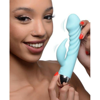 Curve Toys Sassy 10x Silicone G-Spot Vibrator - Model SV-10X - Women's Pleasure - Teal