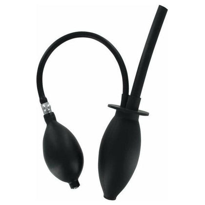 Cleanstream Inflatable Enema Plug - Model X1: Ultimate Anal Pleasure for All Genders - Expandable Width - Black - Adult Naughty Store