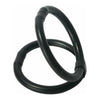 Introducing the SensaRings Easy Release Silicone Duo Cock Ring - Model X1: The Ultimate Pleasure Enhancer for Men in Vibrant Black! - Adult Naughty Store