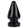 Introducing the Xtra Large Black Rubber Butt Plug - Model XLBP-001: The Ultimate Anal Pleasure for Adventurous Enthusiasts - Adult Naughty Store