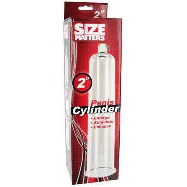 ClearMax Premium Penis Pump Cylinder 1.75 Inches by 9 Inches - Male Enhancement Device for Enlargement and Pleasure - Crystal Clear Acrylic - Model: CMPPC1759 - For Men - Full-Length Comfort  - Adult Naughty Store