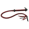 Luxurious Red and Black Leather Whip - Model X20 - Unisex - Intense Pleasure - Elegant Design - Adult Naughty Store