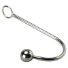 Stainless Steel Anal Hook - Model SH-500: Unisex Bondage Toy for Intense Pleasure - Silver - Adult Naughty Store