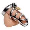 Detained Stainless Steel Chastity Cage - A Captivating Male Chastity Device for Unmatched Control and Pleasure