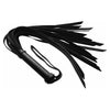 Strict Leather Flogger - Intense Pleasure for BDSM Enthusiasts - Model SLF-18 - Unisex - Black - Adult Naughty Store