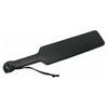 Sigma Alpha Black Leather Fraternity Paddle - Model SP-11 - Unisex - Intense Spanking Pleasure - Black - Adult Naughty Store