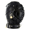 Strict Leather Sensory Deprivation Hood - M-L - Premium Sensory Deprivation BDSM Headgear for Submissive Pleasure - Model SL-SDH-ML - Unisex - Enhanced Sensory Experience - Black - Adult Naughty Store