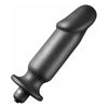 Tom of Finland Medium Vibrating Plug Black - Premium Silicone Anal Pleasure for Men - Adult Naughty Store