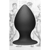 Tom of Finland XL Silicone Anal Plug - Model XLP-001 - Unisex Pleasure - Black - Adult Naughty Store