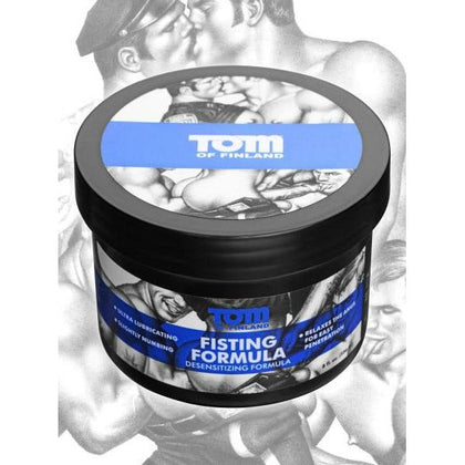 Tom Of Finland Fisting Formula Cream 8oz - Maximum Slickness for Deep Anal Pleasure - Model TFFC8 - Unisex - Relaxing and Numbing - White