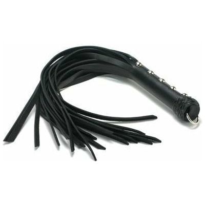 Strict Leather Beginner Flogger Black - Premium BDSM Toy for Sensual Impact Play - Model SLBF-20 - Unisex - Exquisite Pleasure for All