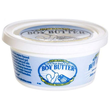 Boy Butter H2O Water Based Lubricant 4oz Tub - The Ultimate Gender-Inclusive Pleasure Enhancer