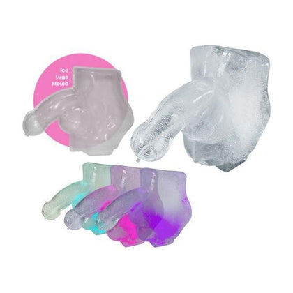 Creative Conceptions Huge Penis Ice Luge Mold - The Ultimate Adult Party Pleasure Toy, Model CC-2023, Unisex, Perfect for Ice-Cold Fun and Games, Transparent