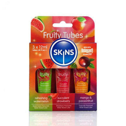 Skins Vital 3pk Sampler Tubes Lubricant Set | Excite Water, Superslide, Aqua | Enhance Pleasure | Unisex | Intimate Lubricants | Various Flavours - Adult Naughty Store