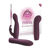 Creative Conceptions Skins Minis Massage A Trois - Versatile 3-in-1 Vibrating Bullet with 3 Pleasure Sleeves for G-Spot, Clitoral, and More - UBS Rechargeable - Model 2023 - For Couples and W - Adult Naughty Store