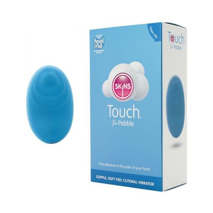 Skins Touch The Pebble Blue Clitoral Vibrator - Model STP-2023 - For Women - External Stimulation - Deeply Satisfying Orgasms