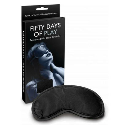 Introducing the Sensual Pleasure Collection: Fifty Days of Play Blindfold Black - Unleash Your Desires