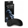 Introducing the Sensual Pleasure Collection: Fifty Days of Play Blindfold Black - Unleash Your Desires - Adult Naughty Store