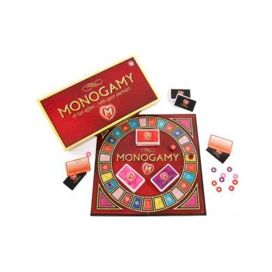 Creative Conceptions Monogamy A Hot Affair With Your Partner Intimate Passionate Steamy Board Game for Couples - Model CC-MONOGAMY-001 - For Him and Her - Explore Sensual Pleasures and Deepen Your Connection - Red