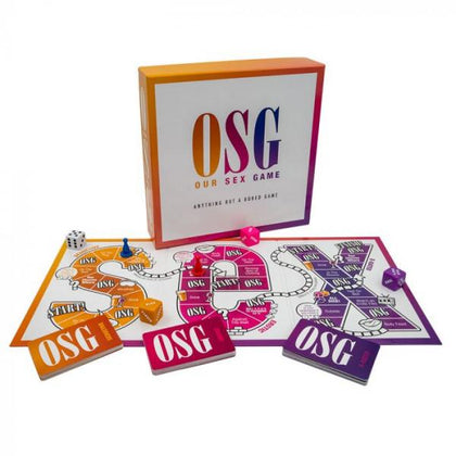 Introducing Creative Conceptions Our Sex Game Spanish Seductive & Erotic Board Game OSG-001 Gender-Neutral Foreplay Pleasure in Red