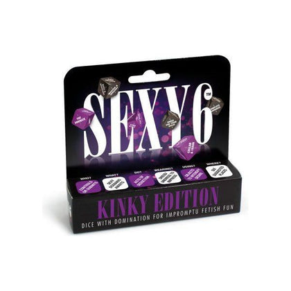 Creative Conceptions Sexy 6 Dice Kinky Edition Couples Game - Domination Fetish Toy for Couples - Model: KEDG-720 - Unleash Your Kinky Side with 720 Seductive Scenarios - Gender Neutral - Exp - Adult Naughty Store