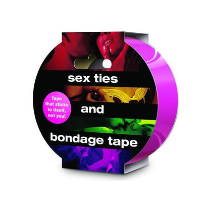 Introducing the Exquisite Pleasure Co. Hot Pink Bondage Tape - Model X1: The Ultimate Restraint Experience for All Genders and Sensual Delights