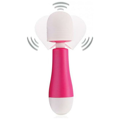 Doctor Love Fuzu Rechargeable & Travel Size Mini Wand Pink - Compact and Powerful Clitoral Stimulator for Women