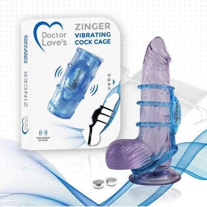 Doctor Love Zinger Vibrating Sleeve Blue - Powerful Pleasure for All Genders