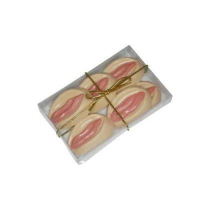 Erotic Chocolates Bite Size Vagina Butterscotch Gift Box - 6 Pieces of Sensual Delight for Adults