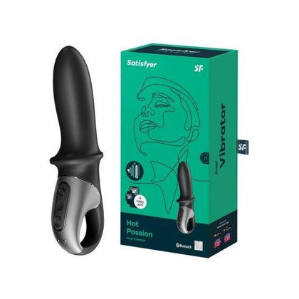 Satisfyer Hot Passion Black Anal Vibrator - Model 5: Intense Pleasure for All Genders, Prostate Stimulation, Sensual Heat, Waterproof