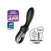 Satisfyer Heat Climax Black Anal Vibrator with Heating Function