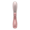 Satisfyer Hot Lover Pink Dual Stimulating Rabbit Style Vibrator - Model SL-2021 - For Women - Clitoral and G-Spot Stimulation - Intense Pleasure - Metallic Pink