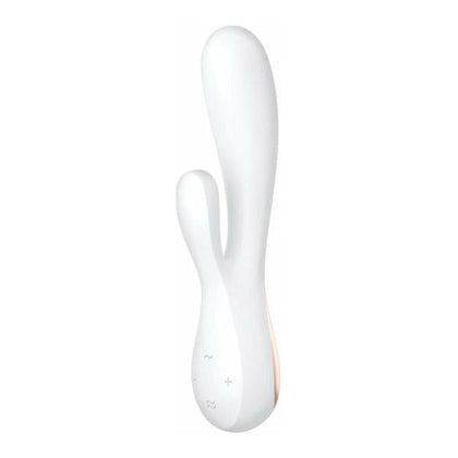 Satisfyer Mono Flex White - Powerful Dual Motor Rabbit-Style Vibrator for Simultaneous G-Spot and Clitoral Stimulation