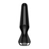 Satisfyer Plug-Ilicious 2 Black Conical P-Point Vibrator - Dual Motor Stimulation for All Genders - Intensify Pleasure in Style