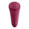 Satisfyer Sexy Secret Wine Red - Powerful Panty Vibrator for Clitoral Stimulation on the Go - Adult Naughty Store